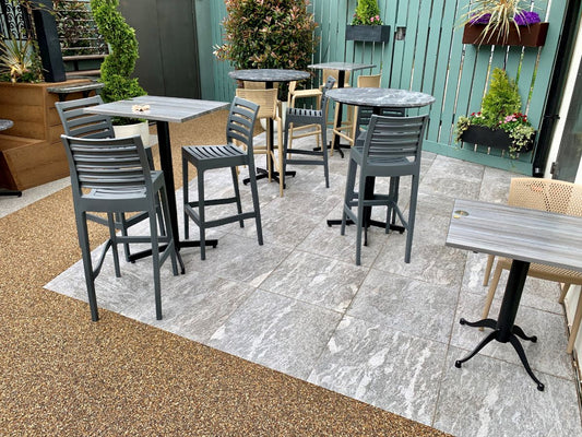 Wetherspoons Belfast Beer Garden - Renovation with Porcelain Tiles