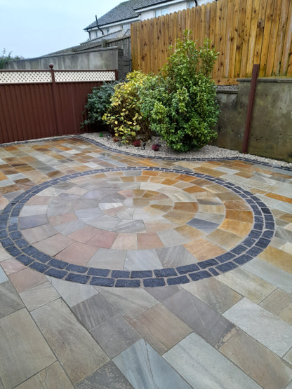 Black Granite Setts 200 x 100 - Bush Hammered & Lightly Tumbled