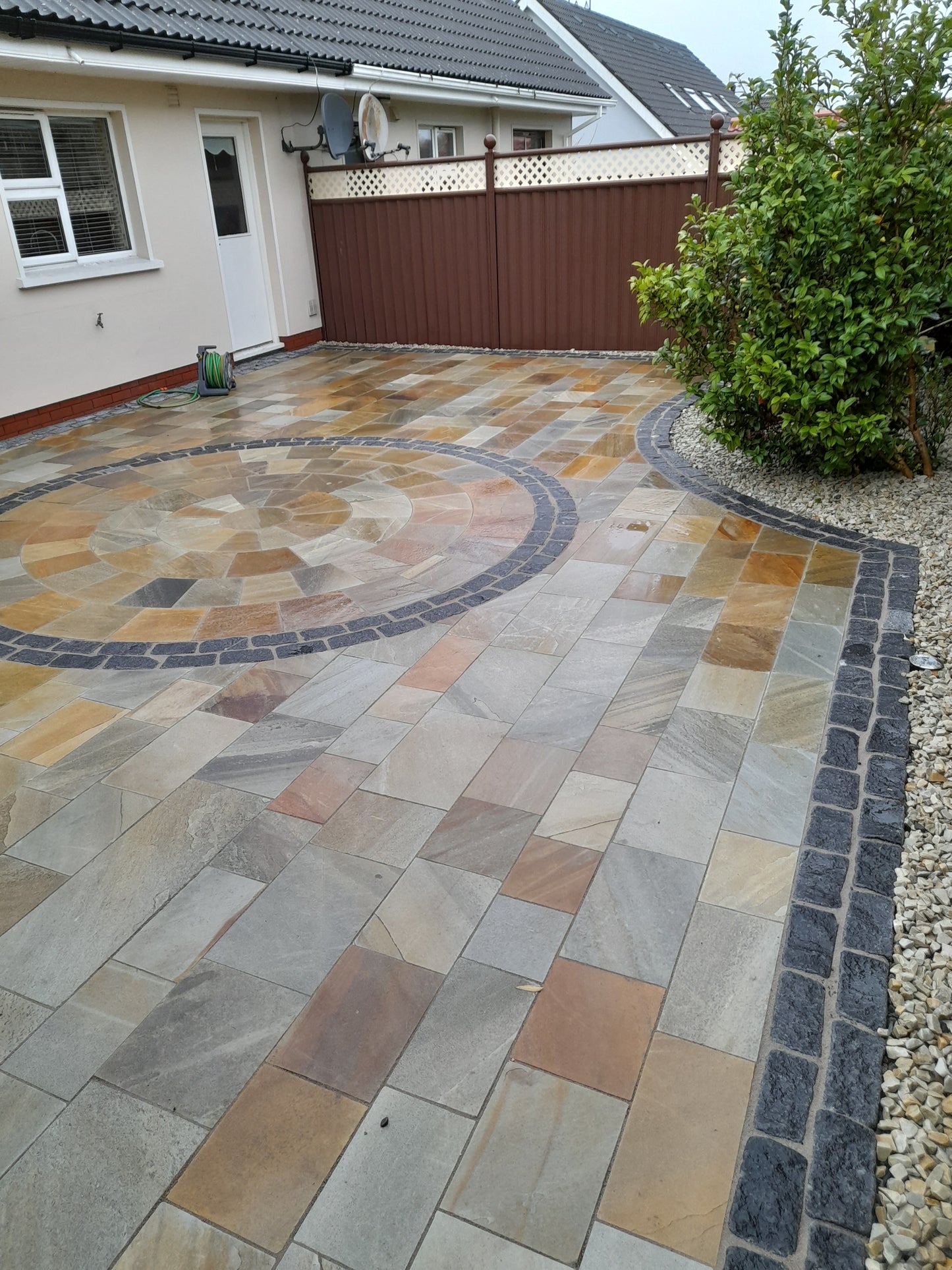 Black Granite Setts 200 x 100 - Bush Hammered & Lightly Tumbled