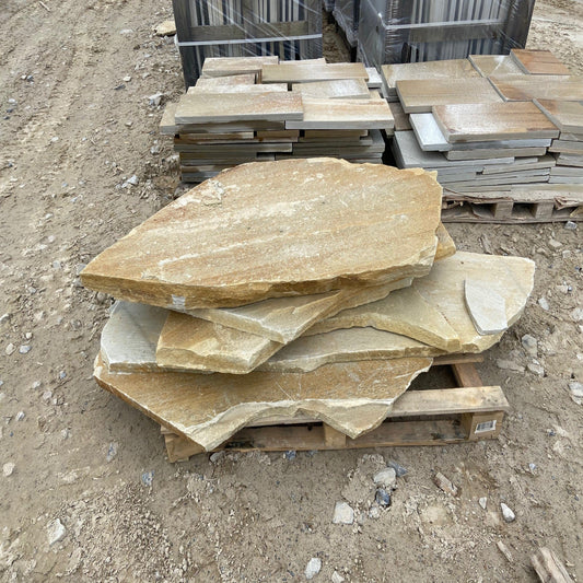 Donegal Quartzite Stepping Stone <300mm Diameter
