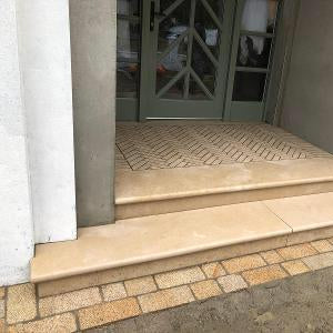 Limestone Riser Natural Stone Steps & Risers – McMonagle Stone