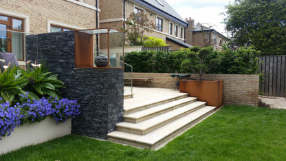 Gold Granite Corner Step; 1000 x 400 x 50mm