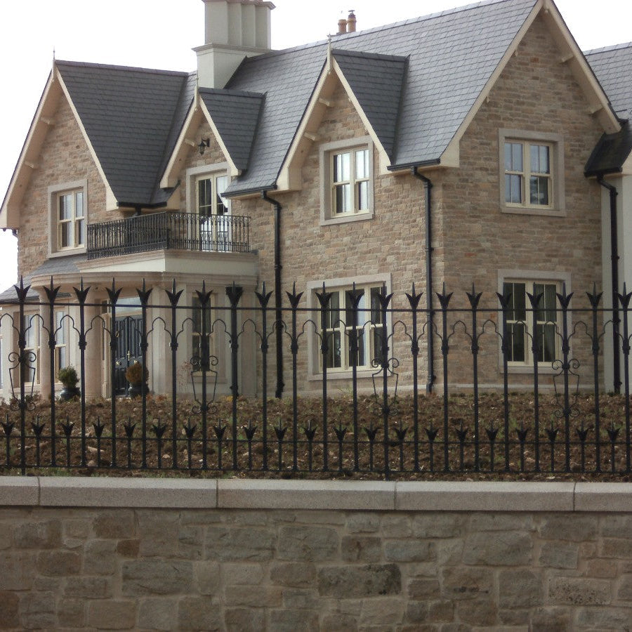Large two-storey house completed in  Grit Sandstone Machined.