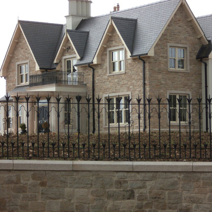 Large two-storey house completed in  Grit Sandstone Machined.
