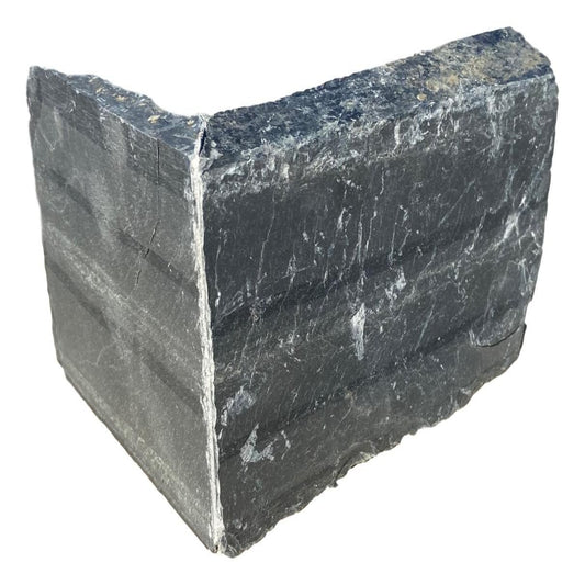 A single L - shape corner piece of Irish Slate Stoneer Cladding. 