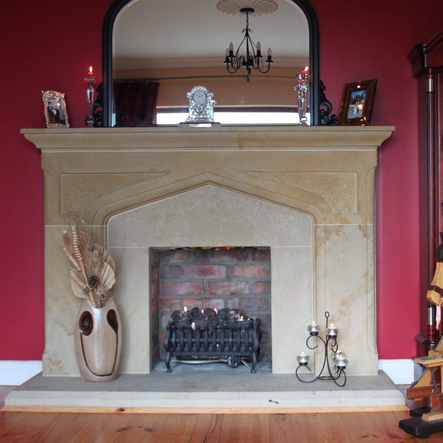 Mountcharles Sandstone Architectural Fireplace Surround & Hearth 