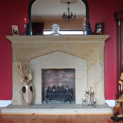 Mountcharles Sandstone Architectural Fireplace Surround & Hearth 