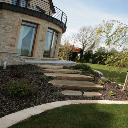Donegal Quartzite Stepping Stone <600mm Diameter