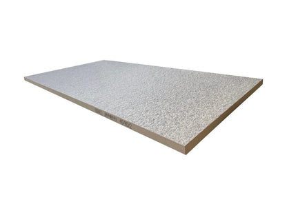 Single Silver Granite Porcelain Tile showcasing a mid grey colour tone. 