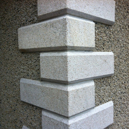 Bespoke Silver Granite Quoins. 