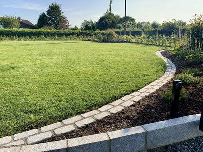 Silver Granite Kerb 1000 x 200 x 100 - Bush Hammered