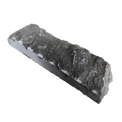 A single flat piece of white limestone with natural edges and a rough texture.