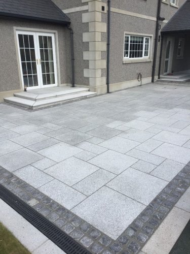Silver Granite Step Pack - Flamed Finish 