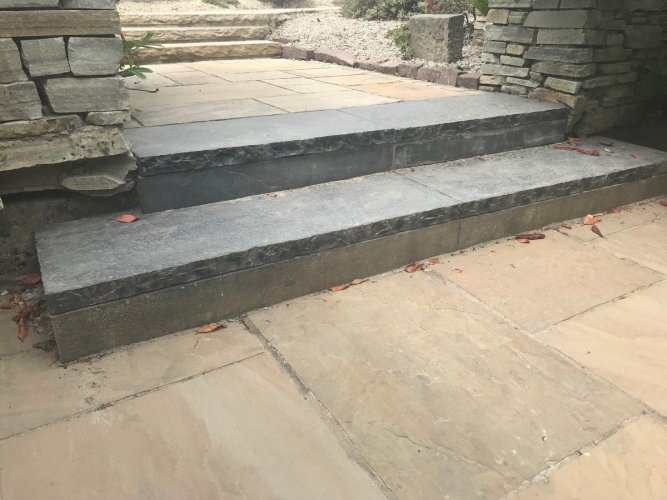 Black Limestone Steps - Bespoke 