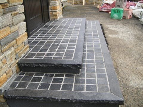 Black Limestone Steps - Bespoke