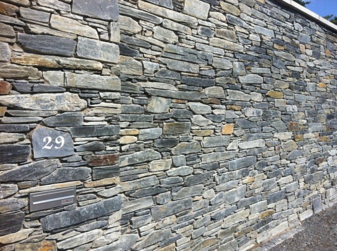 Donegal Slate Garden Walling 
