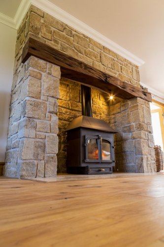 Grit Sandstone Fireplace - Stoneer Cladding 
