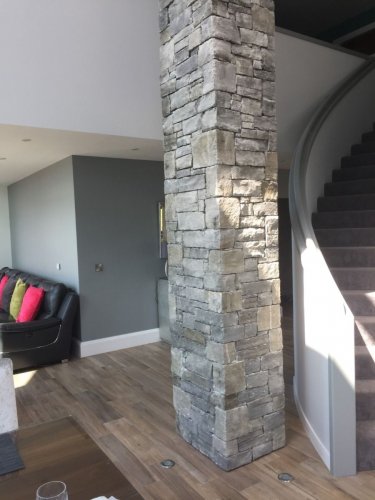Liscannor Slate Feature Wall - Stoneer Cladding 