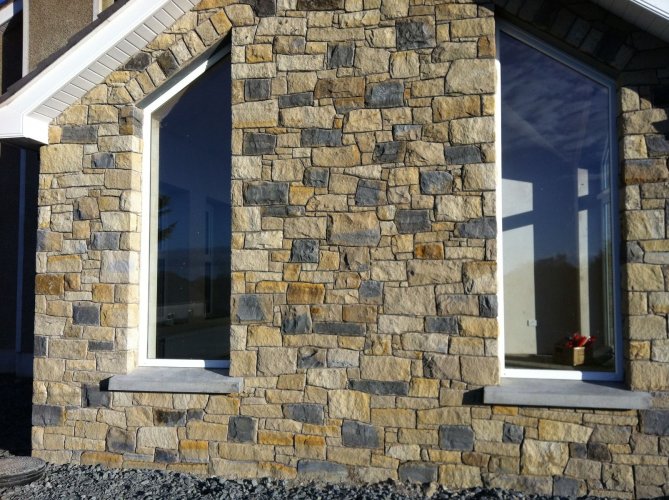 Sandstone Mixed Machined Walling