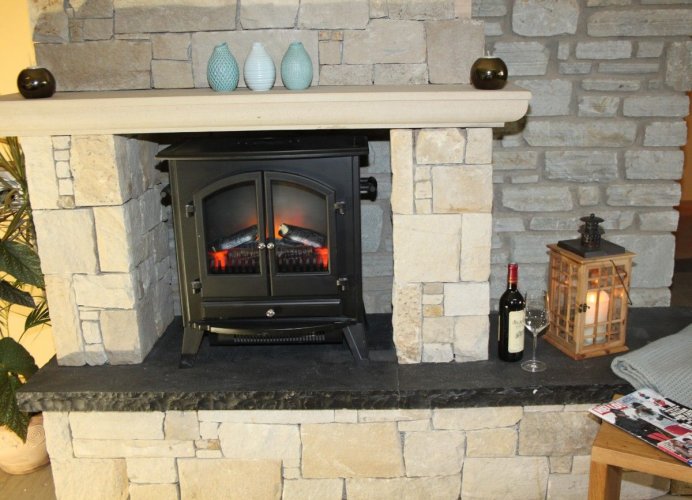 Mountcharles Sandstone Fireplace - Stoneer Cladding 