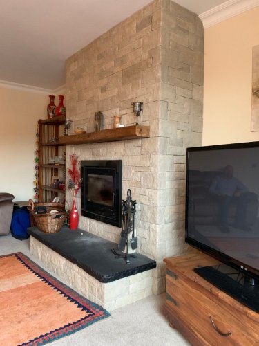 Sandstone Cladding Fireplace - Mountcharles Sandstone 