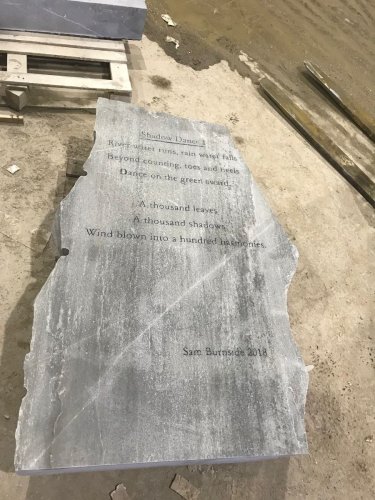 Silver Donegal Quartzite Free Standing Plaque