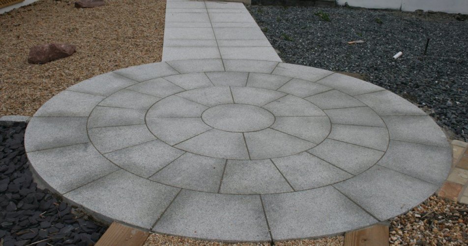 Silver Granite Circle 