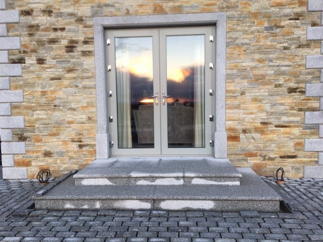 Silver Granite Step Pack - Flamed Finish 