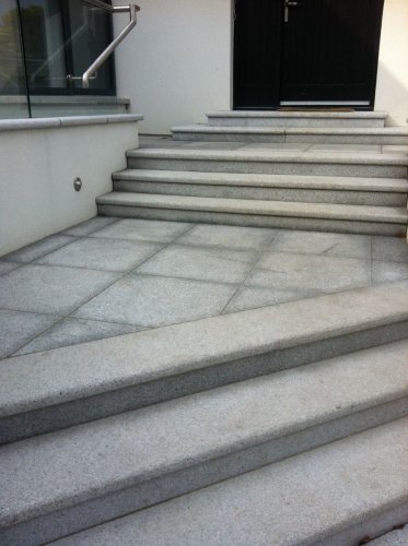 Silver Granite Steps 